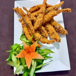 Cá trứng chiên giòn