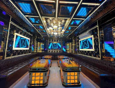 không gian phòng karaoke